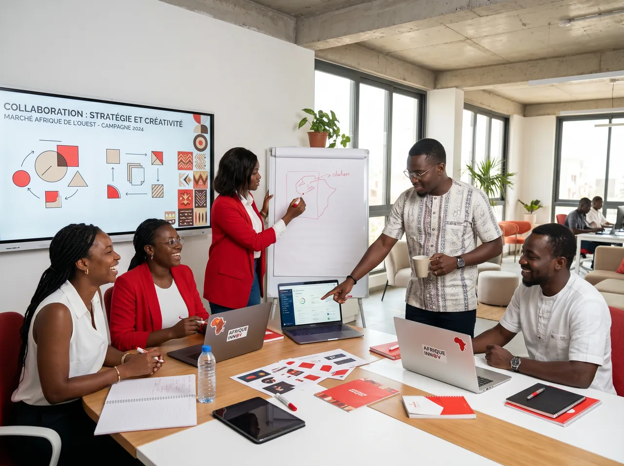 L'équipe UPgraders en atelier créatif